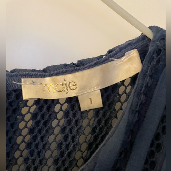 Maje midi dress in blue - Picture 3 of 3